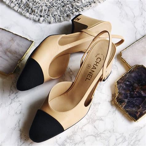 chanel shoes slingback.